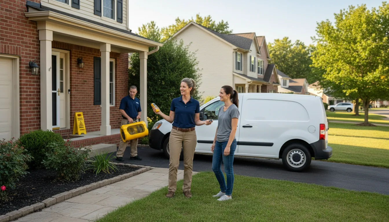 Water restoration image for Mold Remediation in East Concord, NY